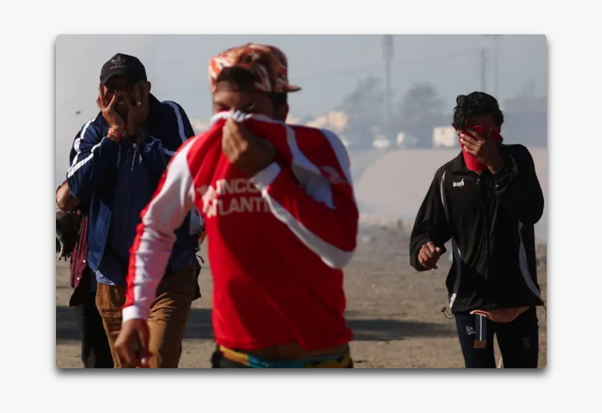 Tear Gas Border - Event, HD Png Download, Free Download