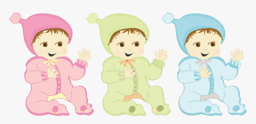 Happy, Baby, Onesie, Pink, Green, Blue, Boy, Girl, - 赤ちゃん 冬 の 寝る 時 の 服装, HD Png Download, Free Download