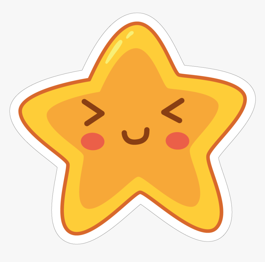 Star Cartoon - Cute Star Png, Transparent Png, Free Download