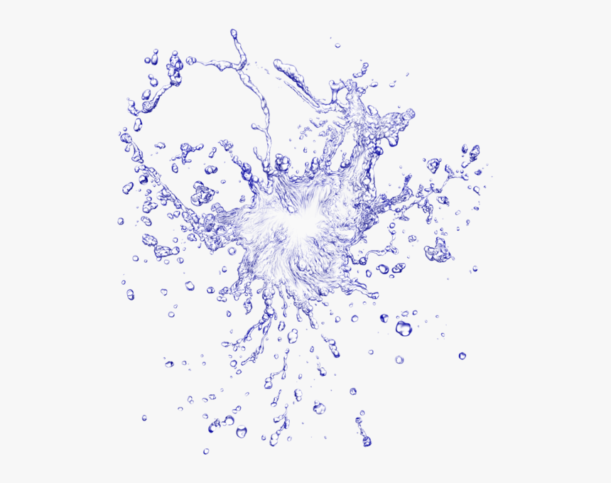 Transparent Water Splashing Png - Water Splash Png White, Png Download, Free Download