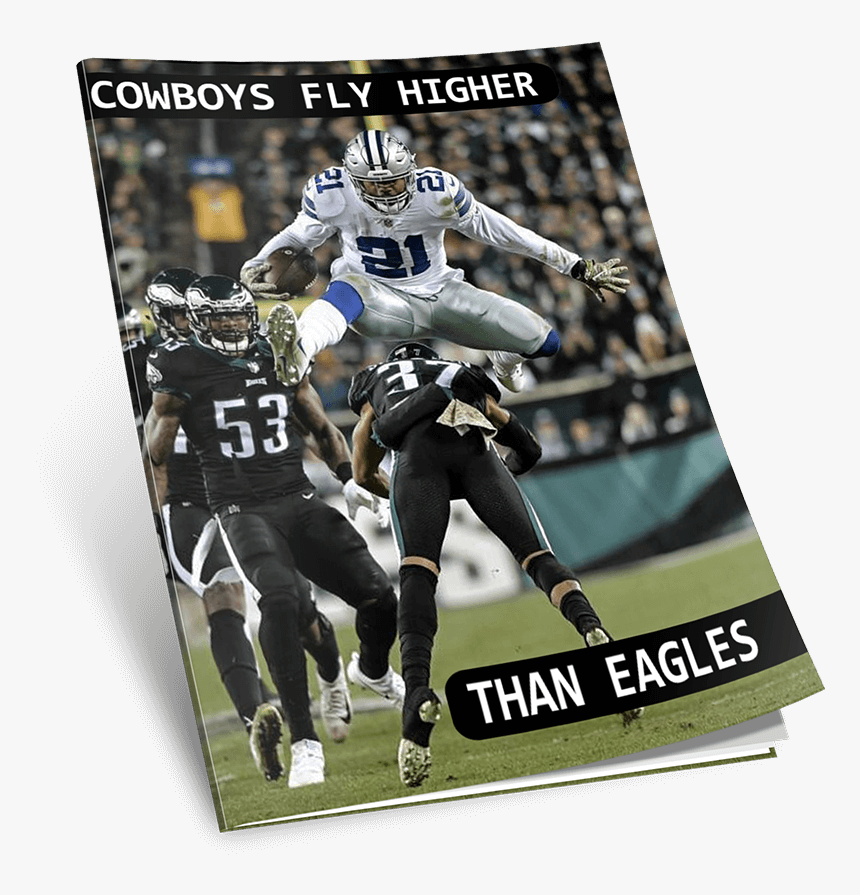That Zeke Leap Page Transparent Background - Dallas Cowboys Beating Eagles, HD Png Download, Free Download