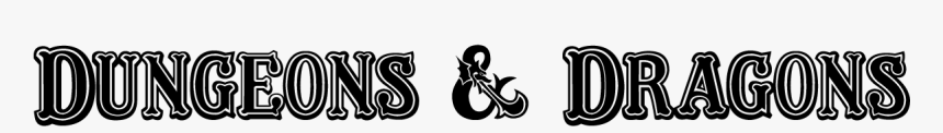 Dungeons & Dragons - Dungeons And Dragons Lettering, HD Png Download, Free Download