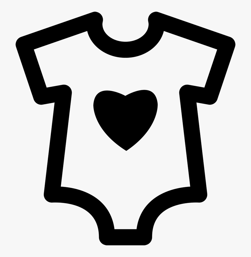 Baby Onesie Stamp - Baby Onesies Icon Free, HD Png Download, Free Download