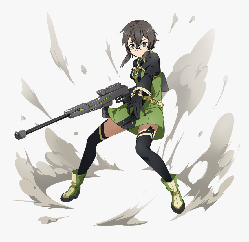 Sword Art Online Ordinal Scale Sinon, HD Png Download, Free Download