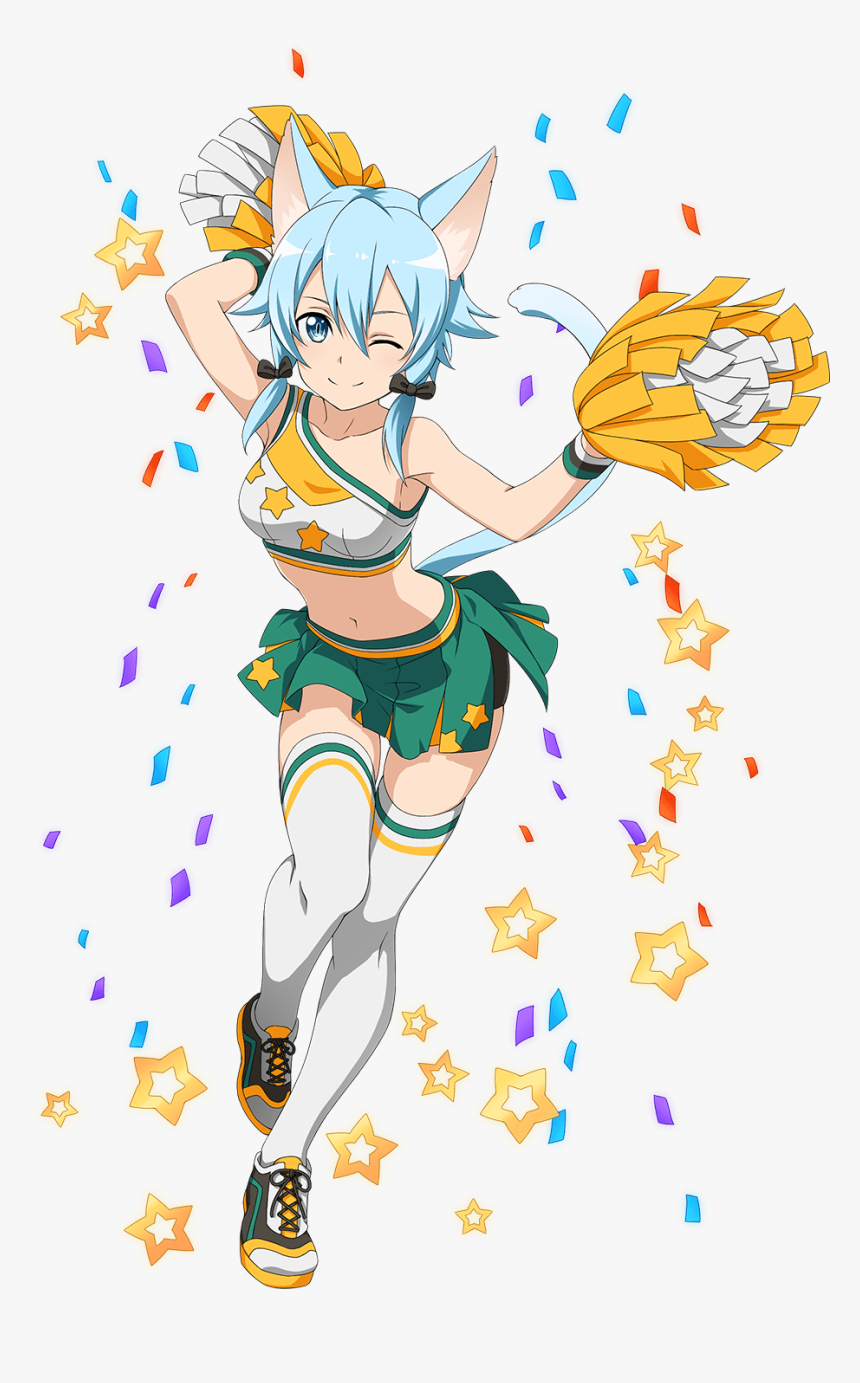 Sword Art Online Sinon Cheerleader, HD Png Download, Free Download