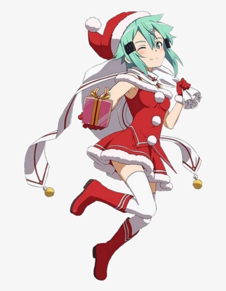 Sword Art Online Sinon Christmas , Png Download - Sword Art Online Sinon Christmas, Transparent Png, Free Download