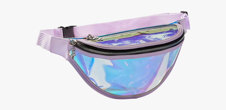 Holographic Adjustable Unbound Pink Fanny Pack - Shoulder Bag, HD Png Download, Free Download