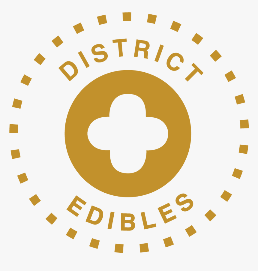 District Edibles Logo Gold Transparent Bg - District Edibles Logo, HD Png Download, Free Download