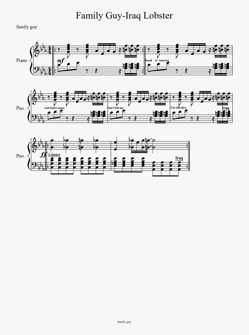 Princess Mononoke Piano Score, HD Png Download, Free Download