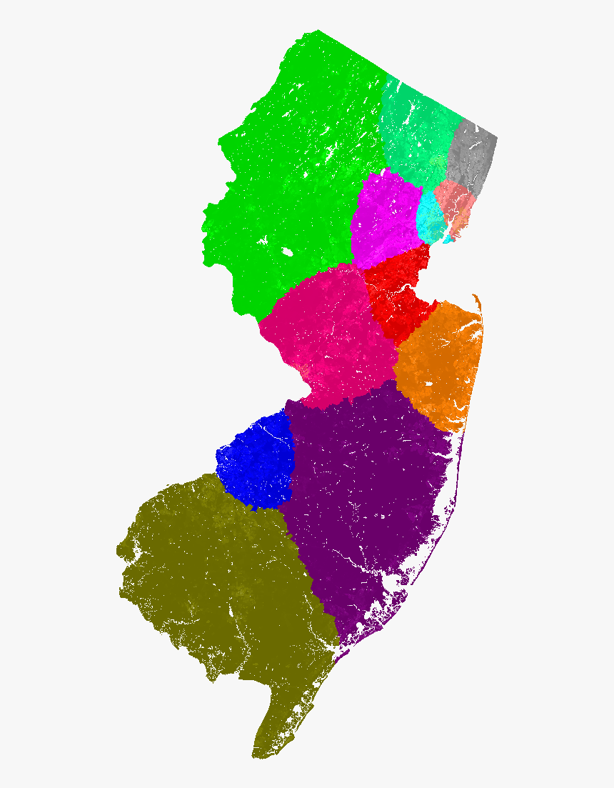 New Jersey Congress Congressional District Map, Current - New Jersey Vector, HD Png Download, Free Download