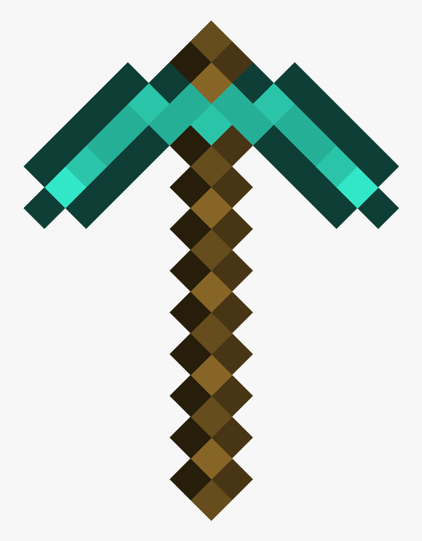 Minecraft Pickaxe Transparent Background, HD Png Download, Free Download