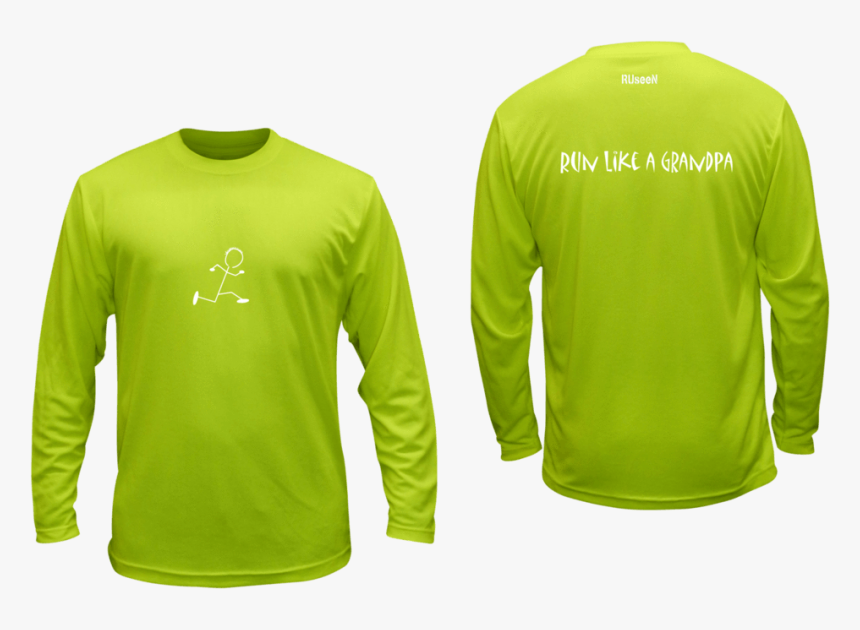 Unisex Reflective Long Sleeve - Front Back Long Sleeve T Shirt Png, Transparent Png, Free Download