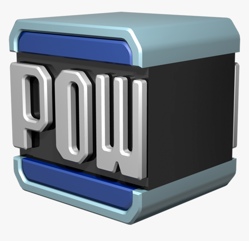 Mario Block Png Image Background - Pow Box Mario Kart Wii, Transparent Png, Free Download