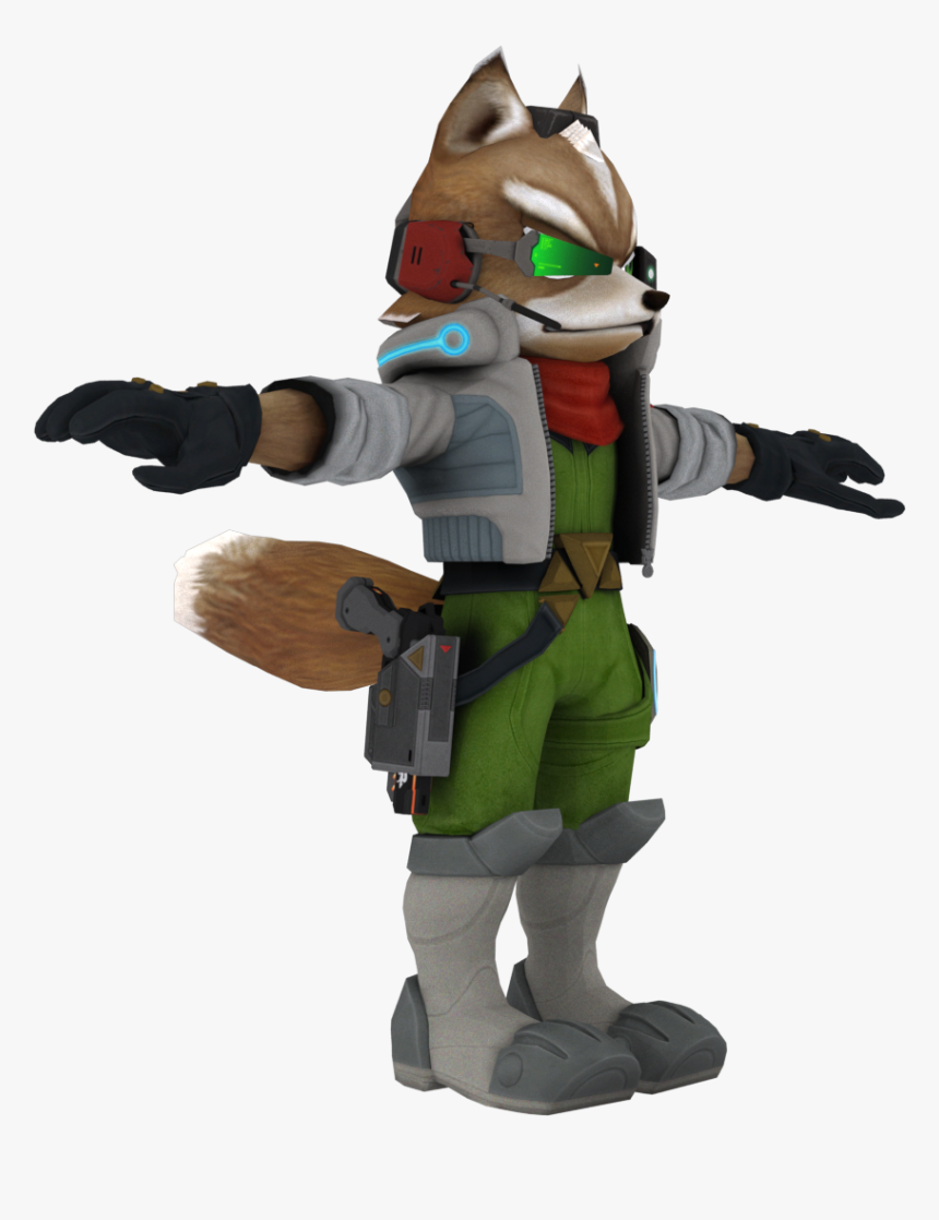 Star Fox Zero Falco - Star Fox Fox Mccloud Model, HD Png Download, Free Download