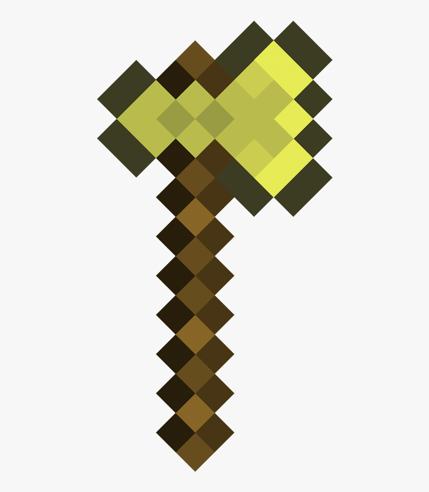 Printable Minecraft Iron Pickaxe, HD Png Download, Free Download