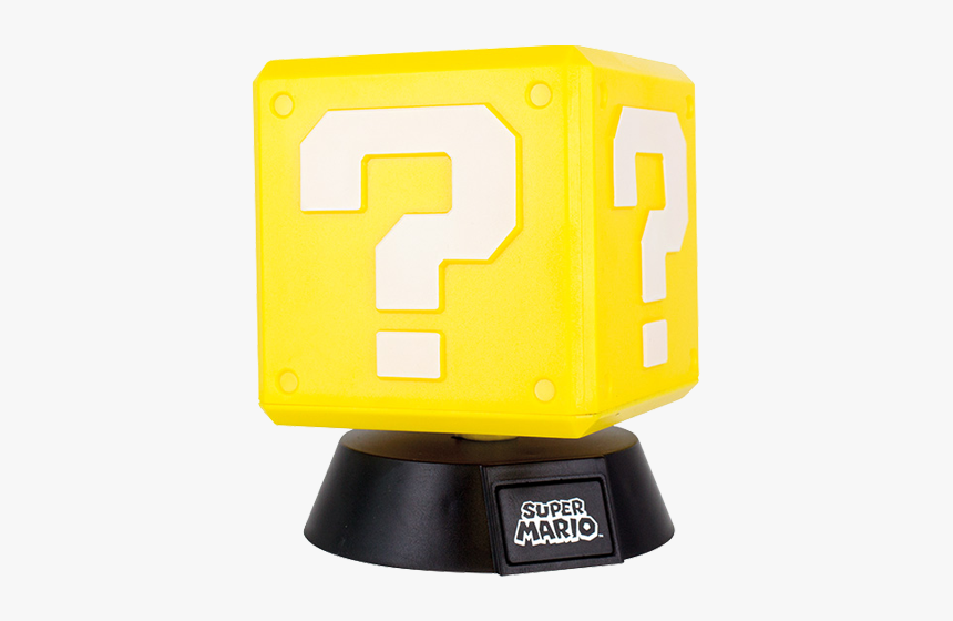 Super Mario Question Block Light Paladone, HD Png Download, Free Download