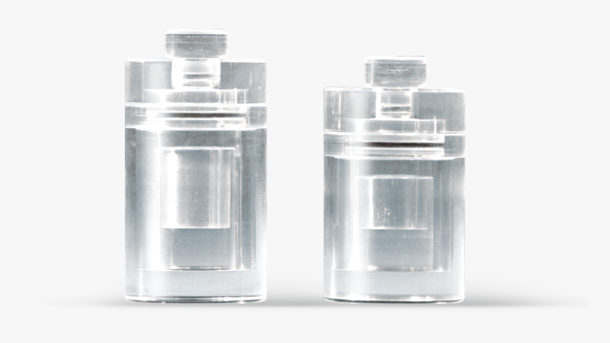 Pvc-0 Perspex Vial Container - Glass Bottle, HD Png Download, Free Download