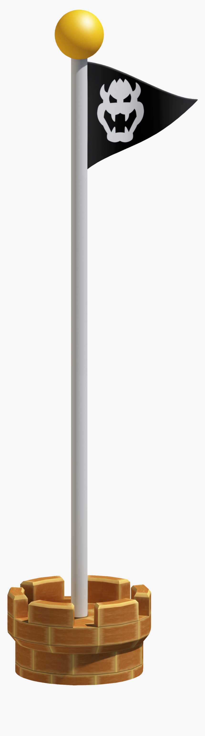 Super Mario Flagpole, HD Png Download, Free Download