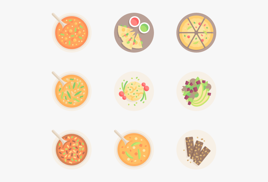 Vegan Food Dishes - Circle, HD Png Download, Free Download