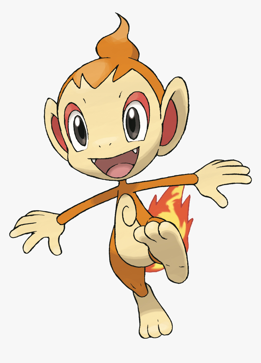 Chimchar - Sinnoh Region Starter Pokemon, HD Png Download, Free Download