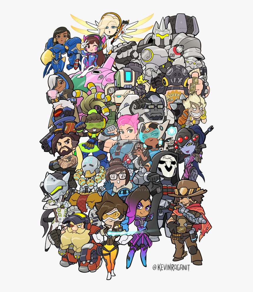 806kib, 600x927, Cast - Kevinraganit Overwatch, HD Png Download, Free Download