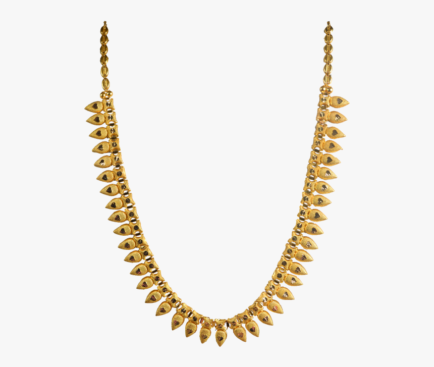 Kerala Design Gold Necklace - Malabar Gold Divine Necklace, HD Png Download, Free Download