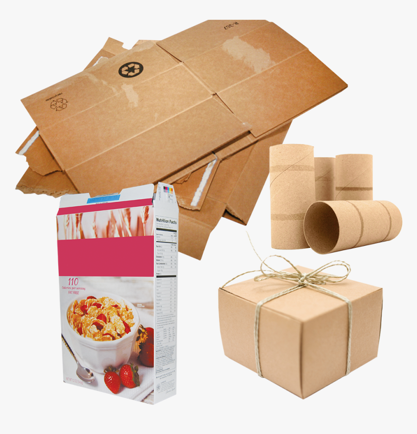 Image Of Different Cardboard Types - Cardboard Image For Recycling, HD Png Download, Free Download