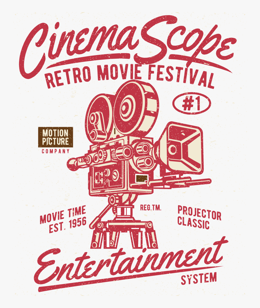 Retro Cinema Scope - Poster, HD Png Download, Free Download