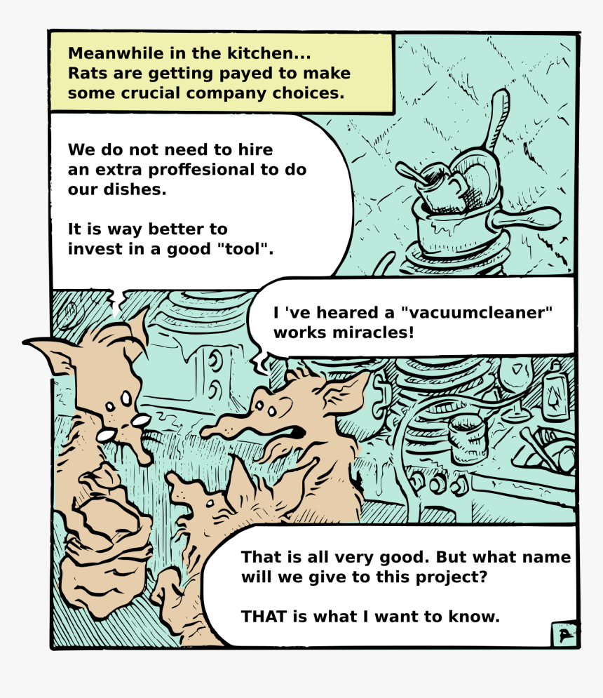 Rats In The Kitchen Clip Arts - Comics, HD Png Download, Free Download