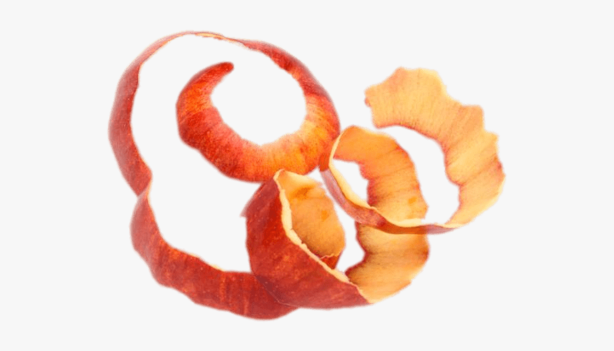 Long Red Apple Peel - Apple Skin, HD Png Download, Free Download