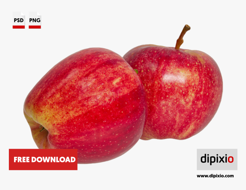 Free Photo Of Red Apples On A Transparent Background - Apple, HD Png Download, Free Download