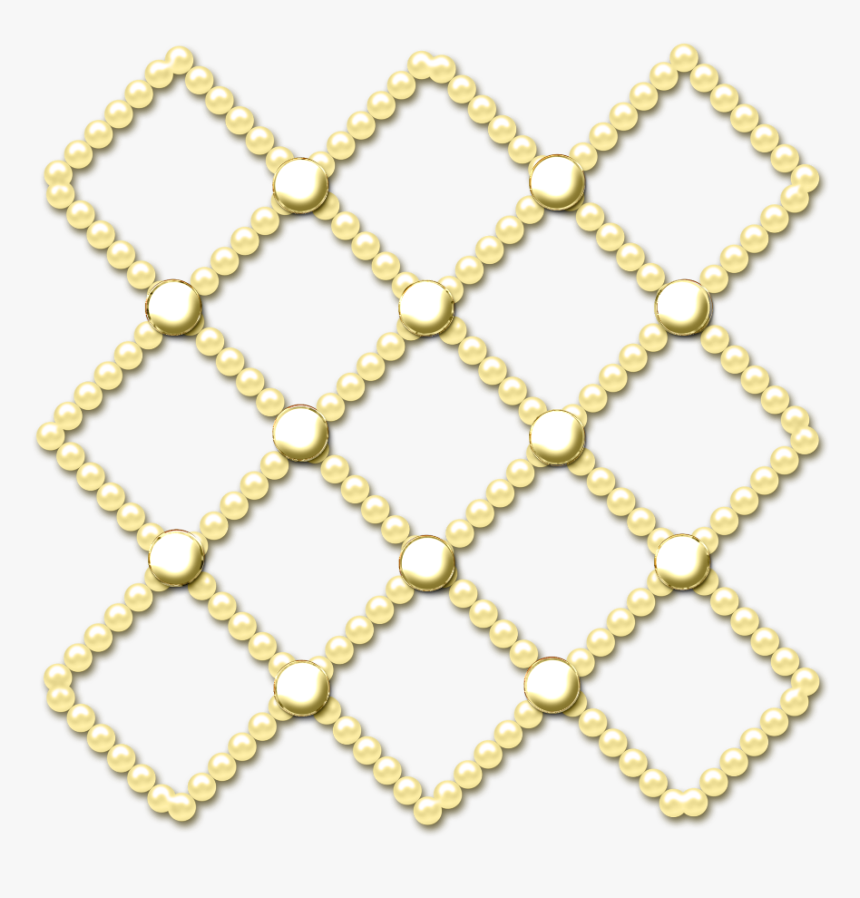 #mq #gold #pearl #pearls #frame #frames #border #borders - Coloides, HD Png Download, Free Download