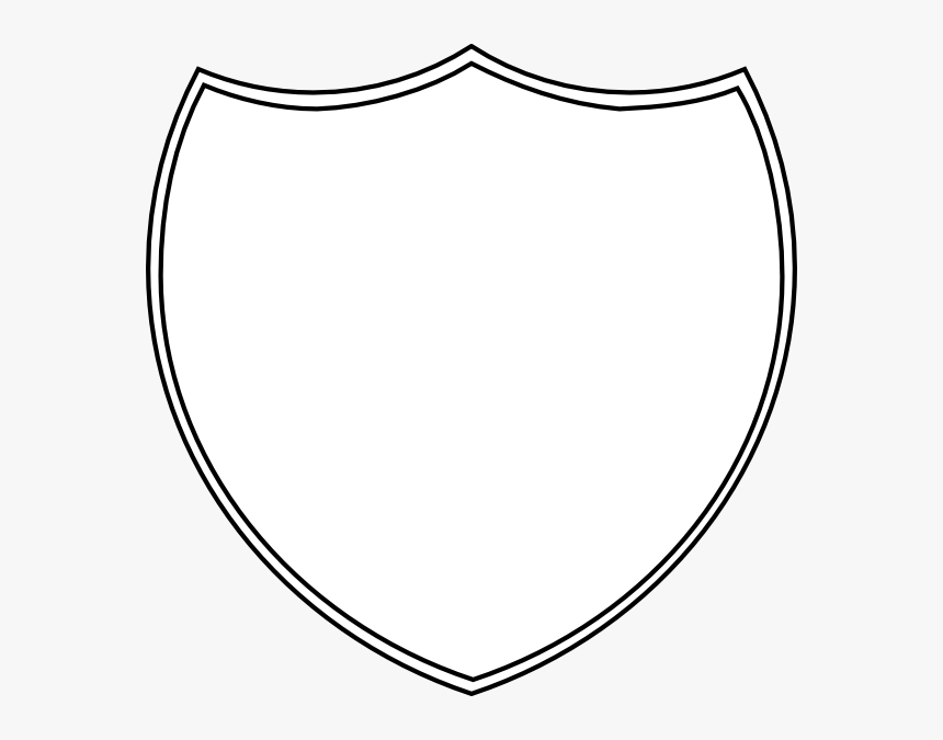 White Blank Shield Logo - Raider Shield Outline Png, Transparent Png, Free Download