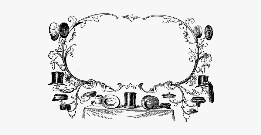 Victorian Vintage Banner Png, Transparent Png, Free Download