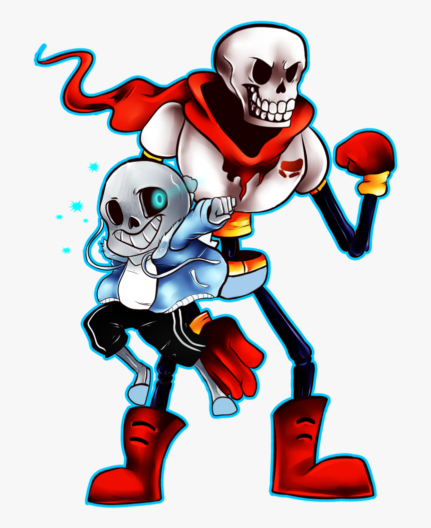 And By Acidiic - Undertale Sans And Papyrus Fanart, HD Png Download - kindp...