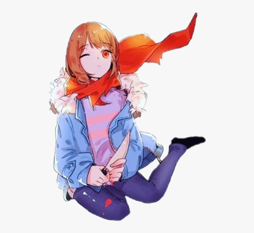 ##frisk #undertale #sans #papyrus #scarf #red #jacket - Lovetale Undertale, HD Png Download, Free Download