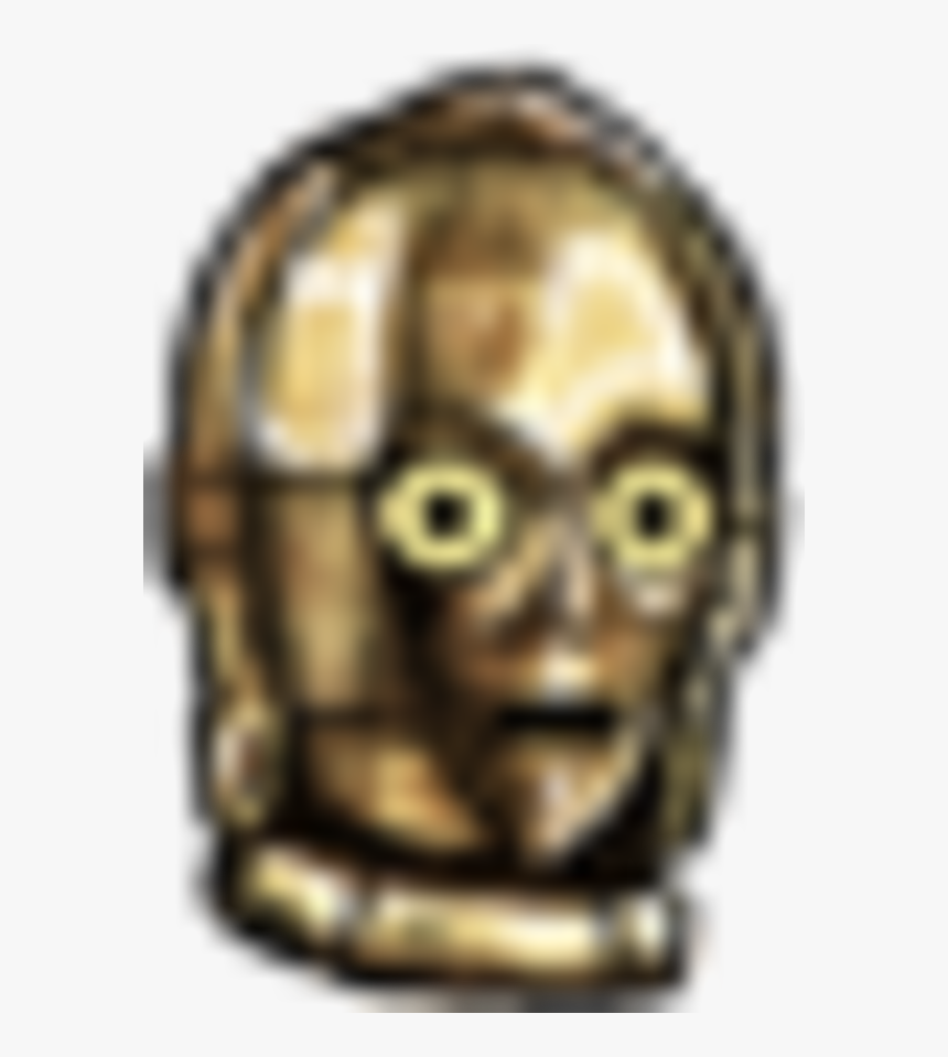 C-3po Face Head - C3po Hi 4chan, HD Png Download, Free Download