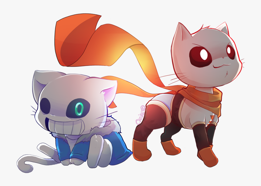 Undertale Characters As Cats, HD Png Download, Free Download