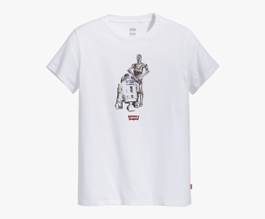 Levi"s X Star Wars R2 D2 And C 3po T Shirt - Levis Star Wars Collection, HD Png Download, Free Download
