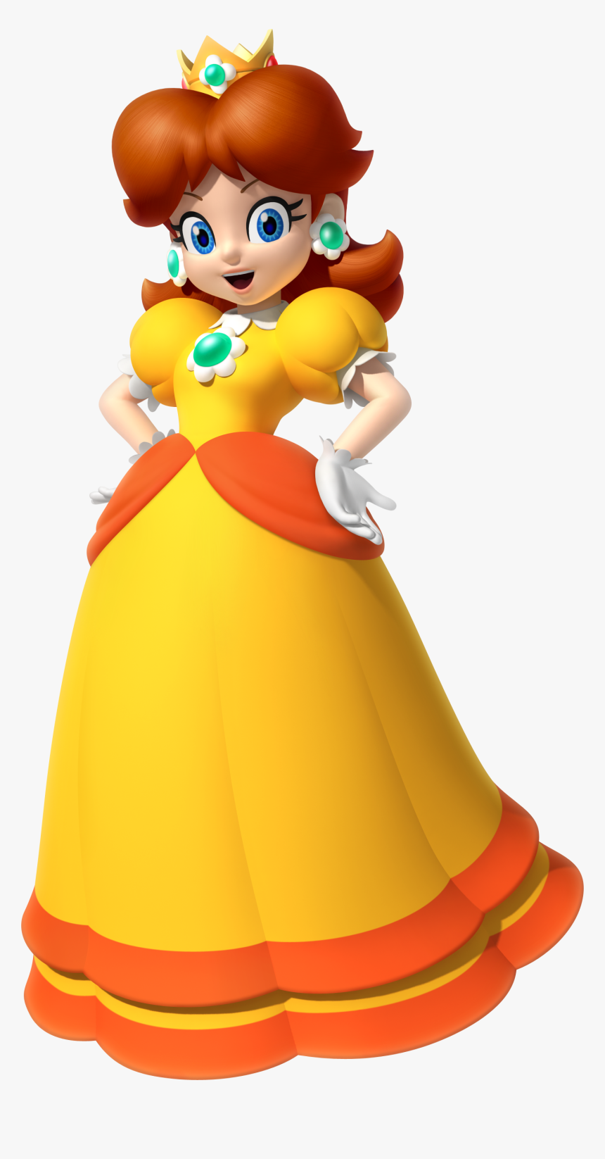 Princess Daisy - Super Mario Princess Daisy, HD Png Download, Free Download