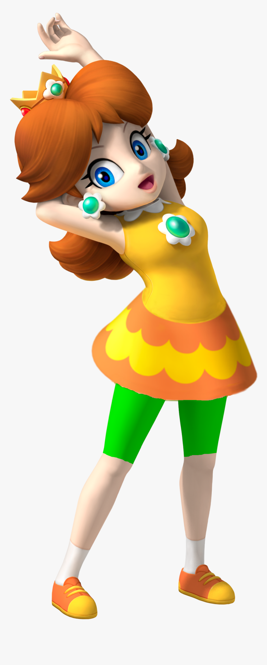 Princess Daisy Png - Princess Daisy Sports Outfit, Transparent Png, Free Download