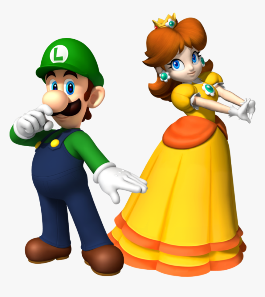 Luigi And Princess Daisy - Princess Daisy Wig, HD Png Download, Free Download