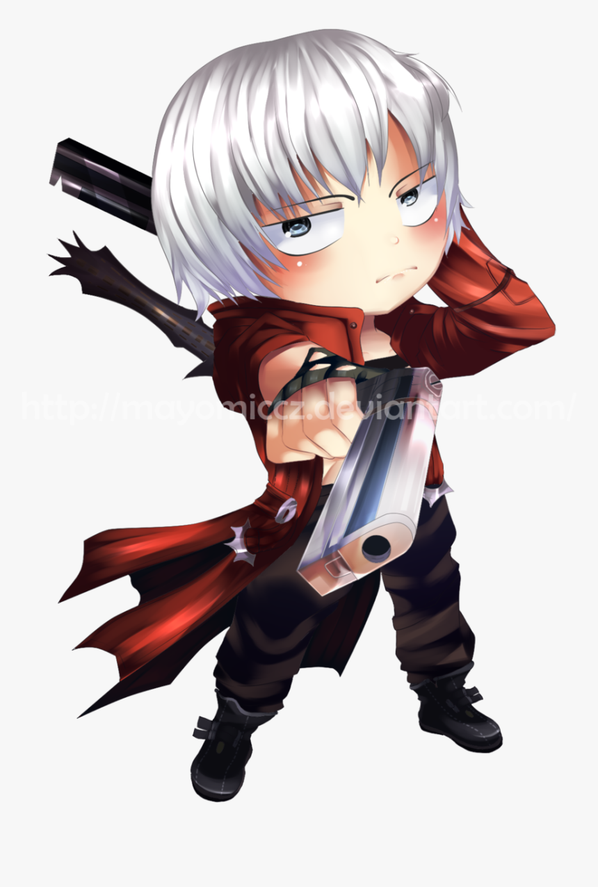 Transparent Cry Clipart - Chibi Dante Devil May Cry, HD Png Download, Free Download