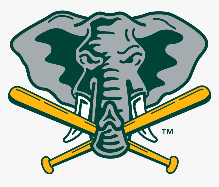 Oakland Athletics Logo Elephant Head - Oakland A's Elephant Logo, HD Png Download, Free Download