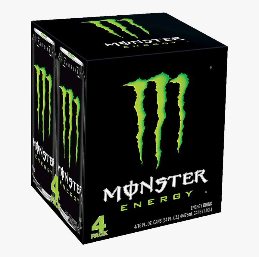 Monster Energy Drink 4 Pack, HD Png Download, Free Download