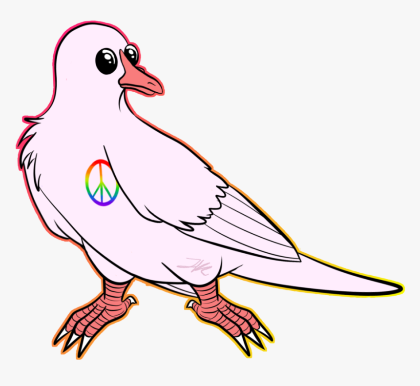 Bird Of Peace - Cartoon, HD Png Download, Free Download