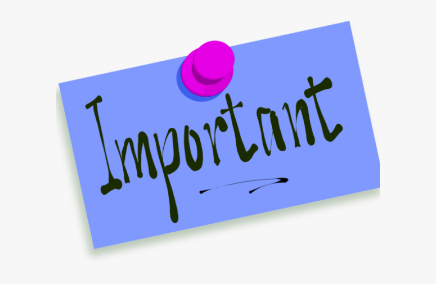 Important Clip Art, HD Png Download - kindpng