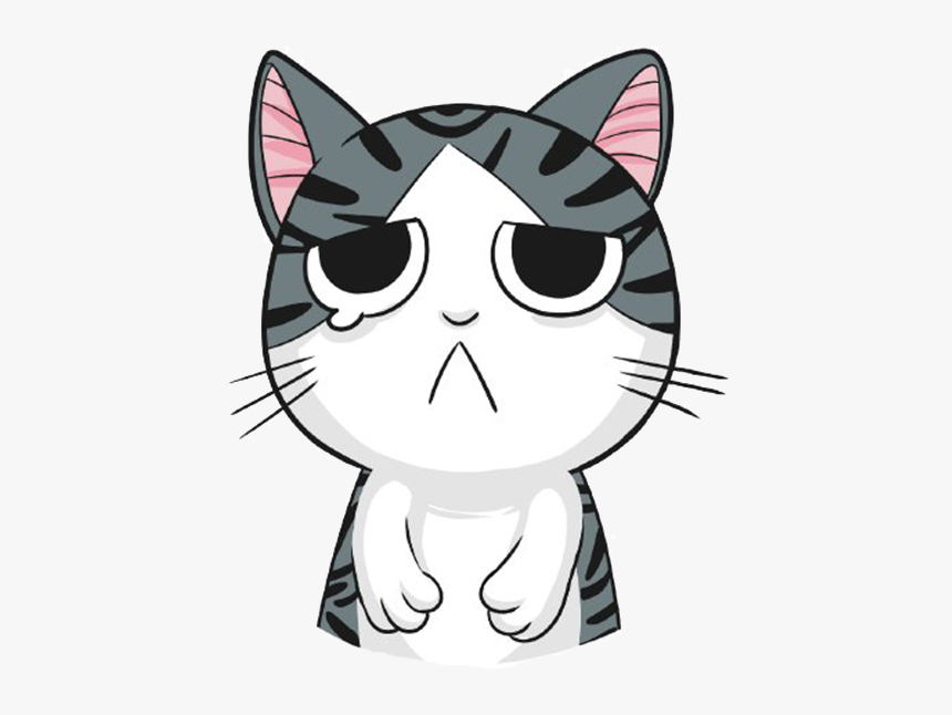 Cat Clipart Tshirt Dog - Sad Cat Clip Art Png, Transparent Png, Free Download