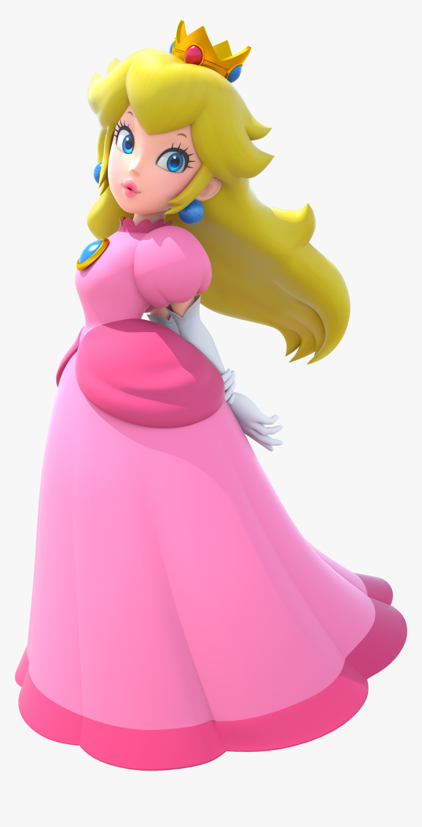Nintendo Super Mario Party Clipart Printables - Princess Peach, HD Png Download, Free Download