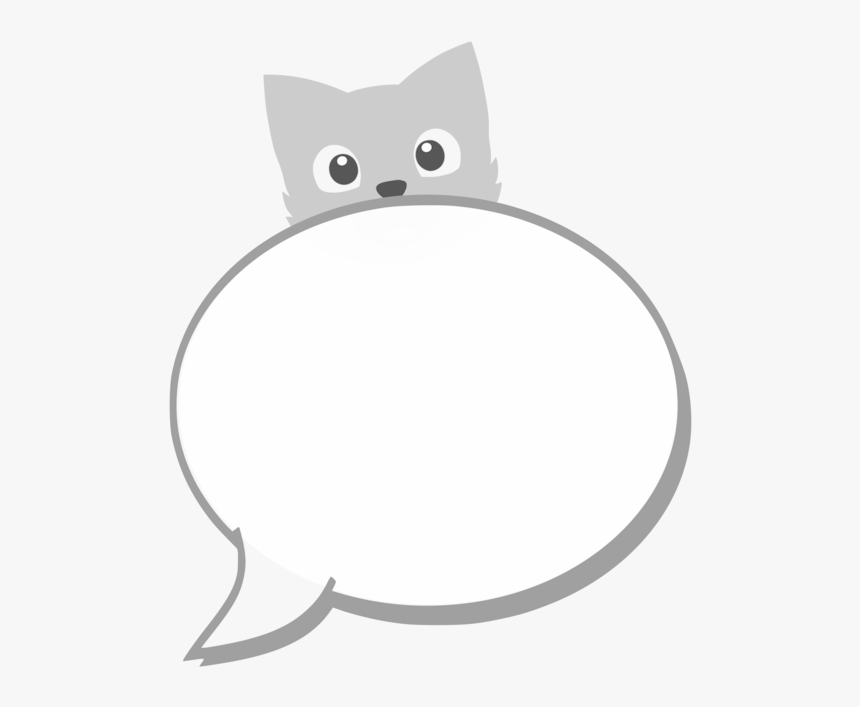 Speech Balloon Drawing Comics Whiskers Cc0 - Kawaii Cute Speech Bubble, HD Png Download, Free Download